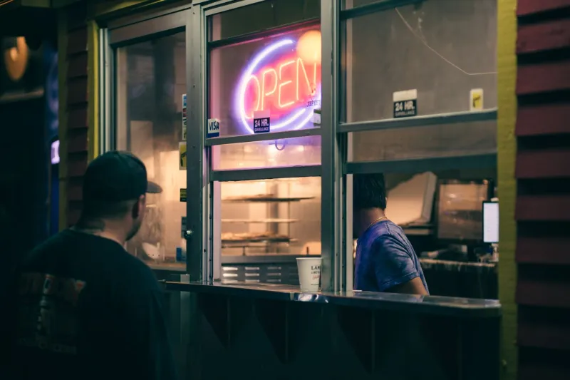 Nine Fifty-Five, and the Kitchen Light's Still On